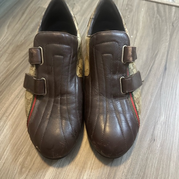 Authentic Gucci Brown and Tan Sneakers - Picture 3 of 9